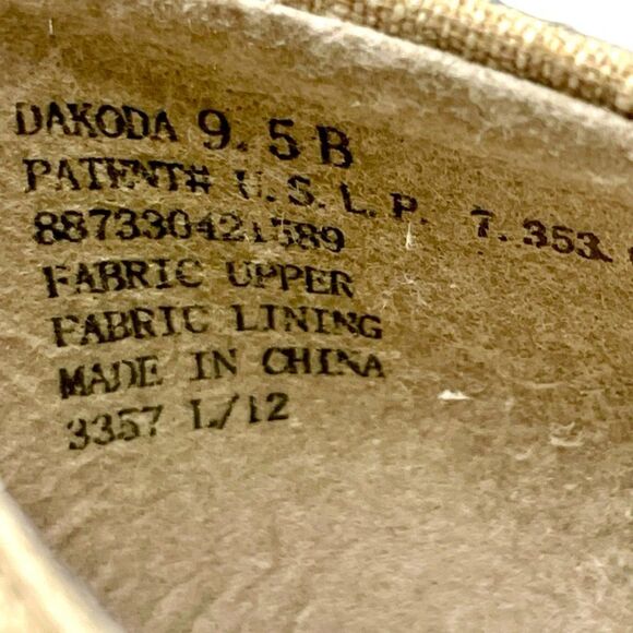 Chaps Womens Dakoda Khaki Chambray Fabric Espadrille Wedge Sandal US Size‎ 9.5 - Picture 12 of 12